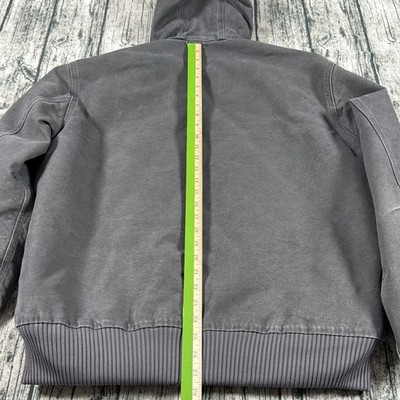 Carhartt J130 GVL Active Jacket Men's Large Gravel Gray Quilted