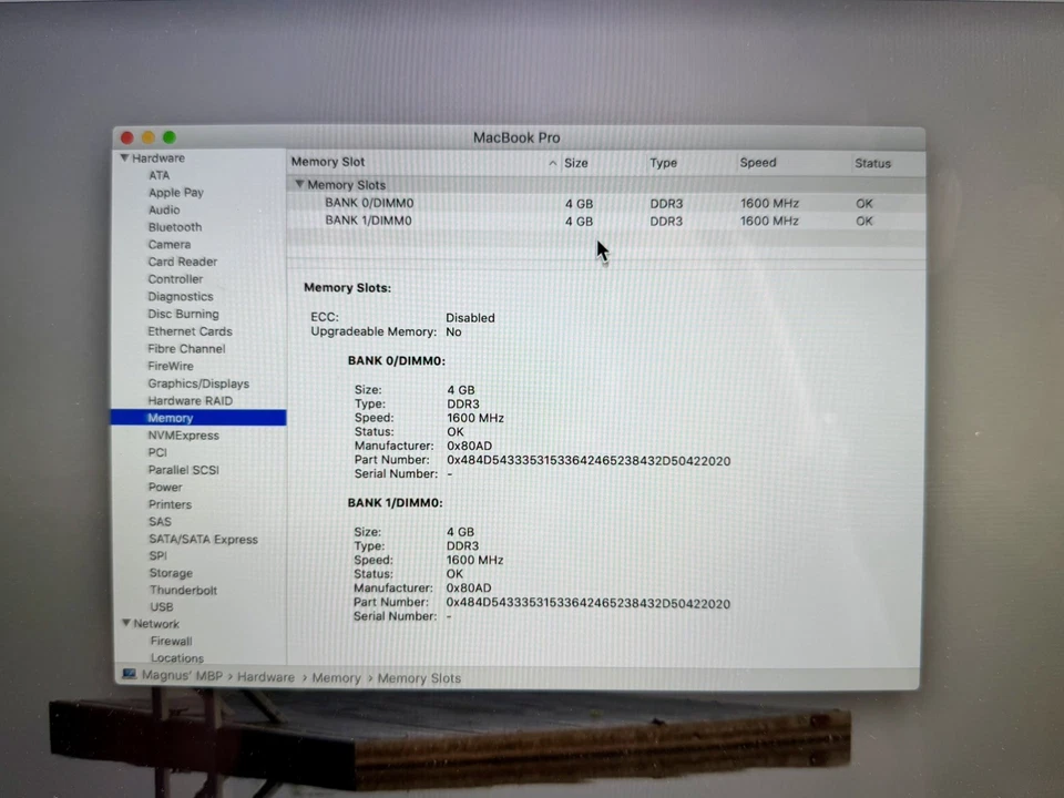 Apple MacBook Pro 15" Retina 2012 – i7 / 8GB / 500GB SSD– new battery  - Image 4 of 4