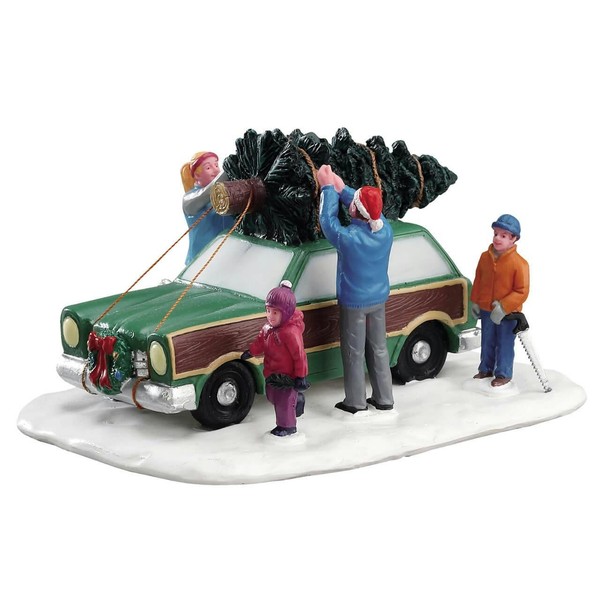 Lemax Weihnachtsdorf Auto Weihnachtshaus Winter Deko - Weihnachten Deko Figuren-image