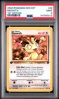 2000 POKEMON ROCKET 1ST EDITION #62 MEOWTH PSA 9