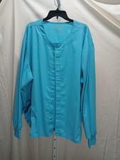 Scrubs, Lab Coat.  Cherokee Workwear, Flex. Women's Size 3XL Button-up F18 