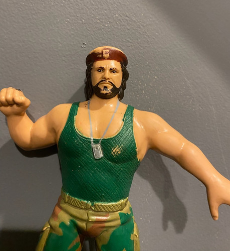 VINTAGE 1986 WWF LJN Corporal Kirchner Bearded Var...