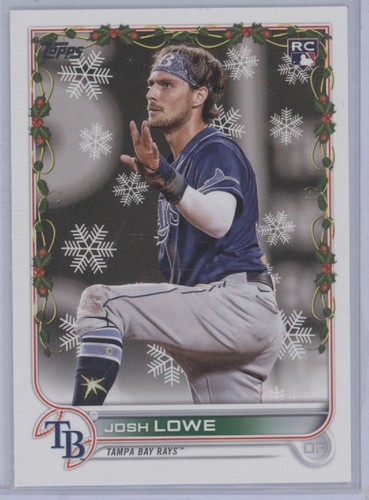 2022 Topps Holiday Josh Lowe #HW56 card