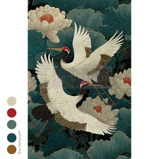 Grace in Flight 19.5" x 30" Fiber Decoupage Paper Redesign with Prima
