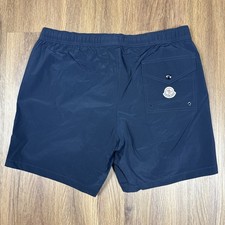 Men  s Moncler navy Boxer Mare swim shorts Size XL Authentic