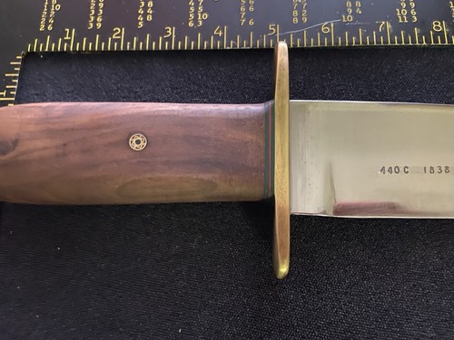 Randall Tom Enos 2015 Cowboy Fighter Knife 440C #1838 w/ Sheath New - Picture 4 of 6