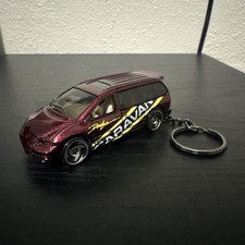 Dodge Caravan 1997 Red Keychain 1:64 Diecast Hot Wheels Matchbox Gift