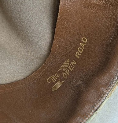 1940s 1950s vintage 7-1/4 3x Stetson Open Road thin ribbon fedora