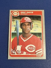 1985 Fleer Eric Davis Rookie Card #533. rookie card picture