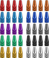 40 Pieces Presta Valve Stem Caps, 10 Colors Presta Valve Cover, Aluminum Presta