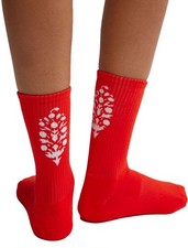 Free people FP Movement Lucky Honey Tube Socks - 2 Pair 40 - Flame   