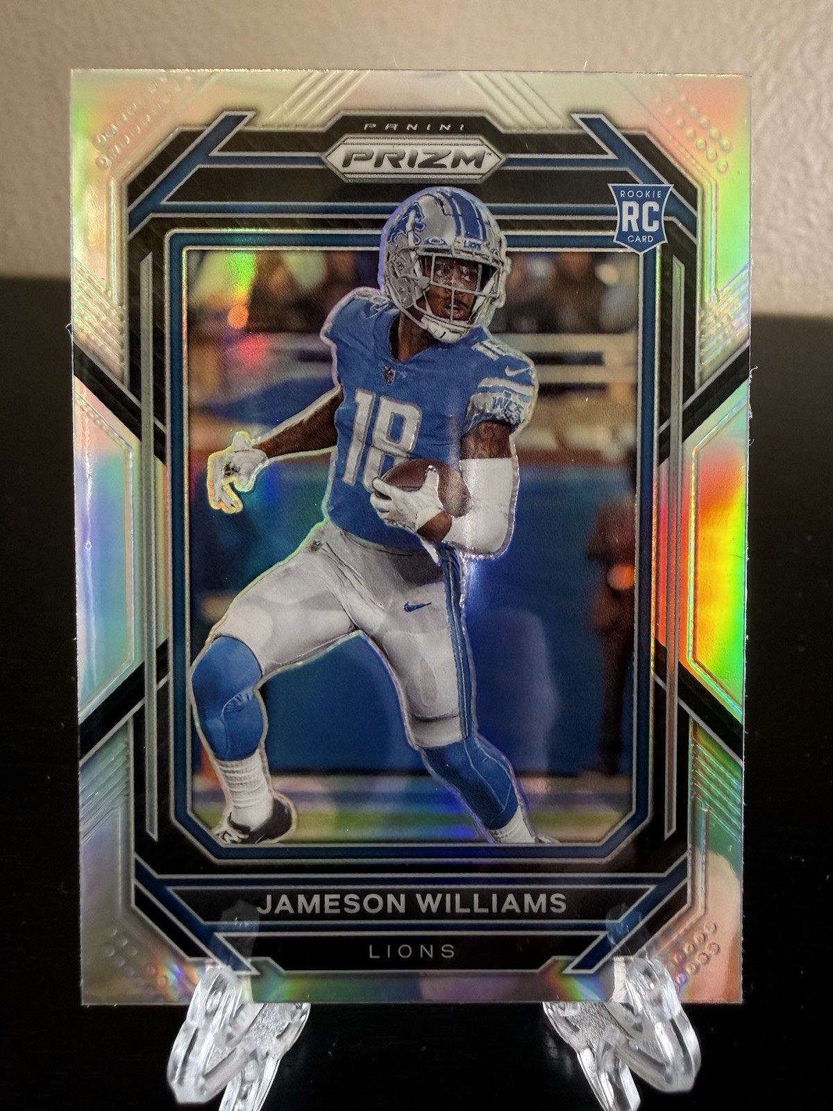 2022 Panini Prizm - Rookies Jameson Williams #311 Silver Prizm (RC)