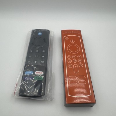 BraiNice Voice Control Remote Control Black with Netflix Disney+ Hulu Buttons