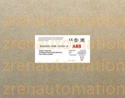 ACS355-03E-31A0-4 ABB PLC Module/Inverter/soft start New Fast Shipping HTQ0