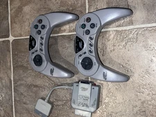 Wireless High Frequency PS1 Playstation 2 Controller Gray With Receiver