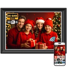 2K 64GB 10.5 Inch Digital Picture Frame,WiFi6 Digital Photo Frame 1920x1280 F...