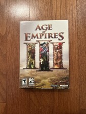 Age of Empires III Microsoft PC Game 2005 3 Disc Set Manual Complete W/ Key Code