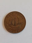 1956 Elizabeth II Half Penny — photo from another recent sale