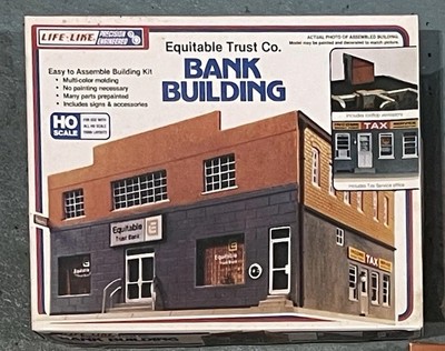 Life Like HO Scale Model-Equitable Trust Co. Bank Building #1361-New Old Stock