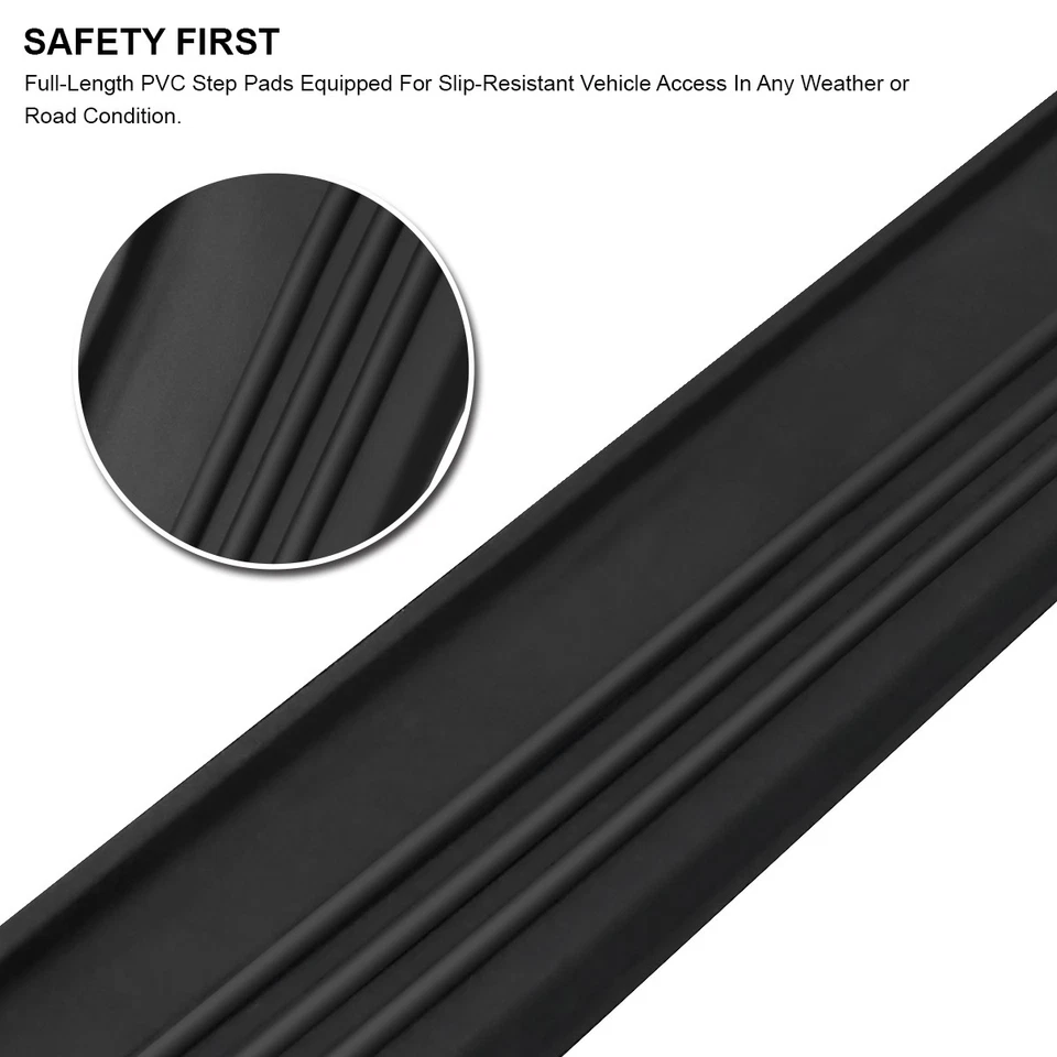 Fits 2003-2012 Land Rover Range Rover HSE Sport Aluminum Side Step Bars Pair - Image 4 of 4