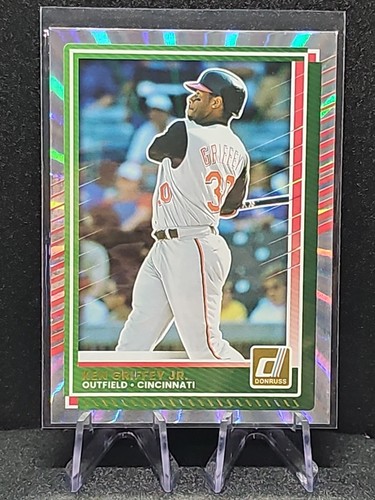 2025 Panini Donruss Ken Griffey Jr. Silver Laser #24 Reds