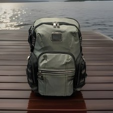 New-Tumi Alpha Bravo Navigation Backpack Gree...