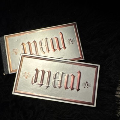 Kat Von D MetalMatte Mini Metallic Pressed Powder Palette White Gold 0.3 oz