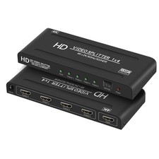4K 60Hz 1x4 HDMI Splitter 4:4:4,18 Gbps,4 Port Powered HDMI 2.0 Splitter1 in ...