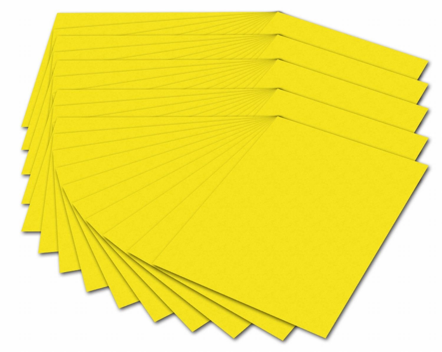 Folia 614/50 14 - Fotokarton 300 g/m², DIN A4, 50 Blatt, bananengelb DIN A4 bana