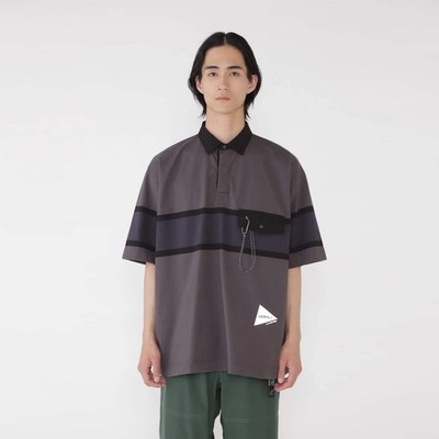 Gramicci x And Wander Tech Rugby Shirt Charcoal | eBay
