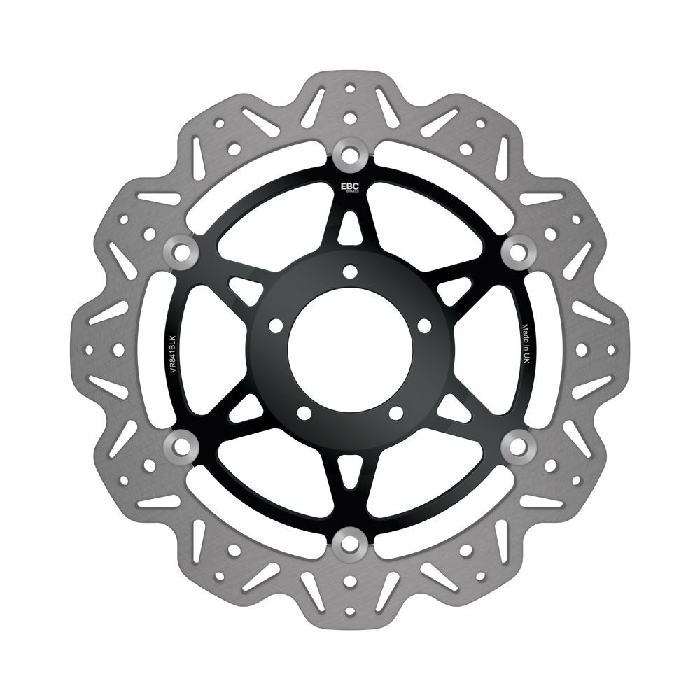 EBC Float Vee Rotor Front Black Hub Front Right for Ducati Monster 796 + 2018-20