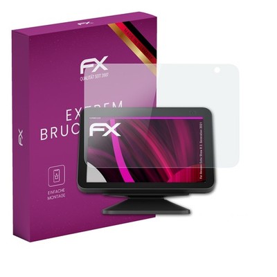 atFoliX Displayfolie für Amazon Echo Show 8 2. Generation 2021 9H Schutzpanzer