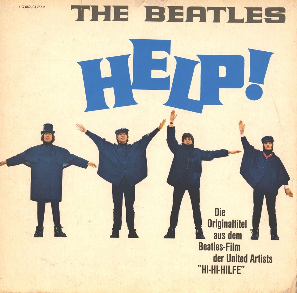 The Beatles - Help! - VInyl LP (late 1970's) (VG-/VG-) GER press - Bild 1 von 1