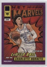2021-22 Panini Donruss Net Marvels Press Proof Purple LaMelo Ball #10 0t07