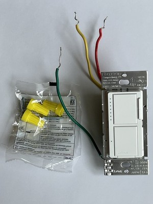 Lutron Maestro LED+ Dual Dimmer Switch 75W White MACL-L3S25-WH 75-Watt Fans