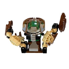 Vintage LEGO BIONICLE Pahrak Brown Green 8560 Set with Canister Complete Set