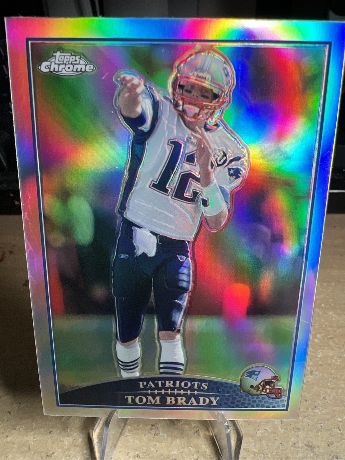 2009 Topps Chrome - Tom Brady #TC70 Refractor