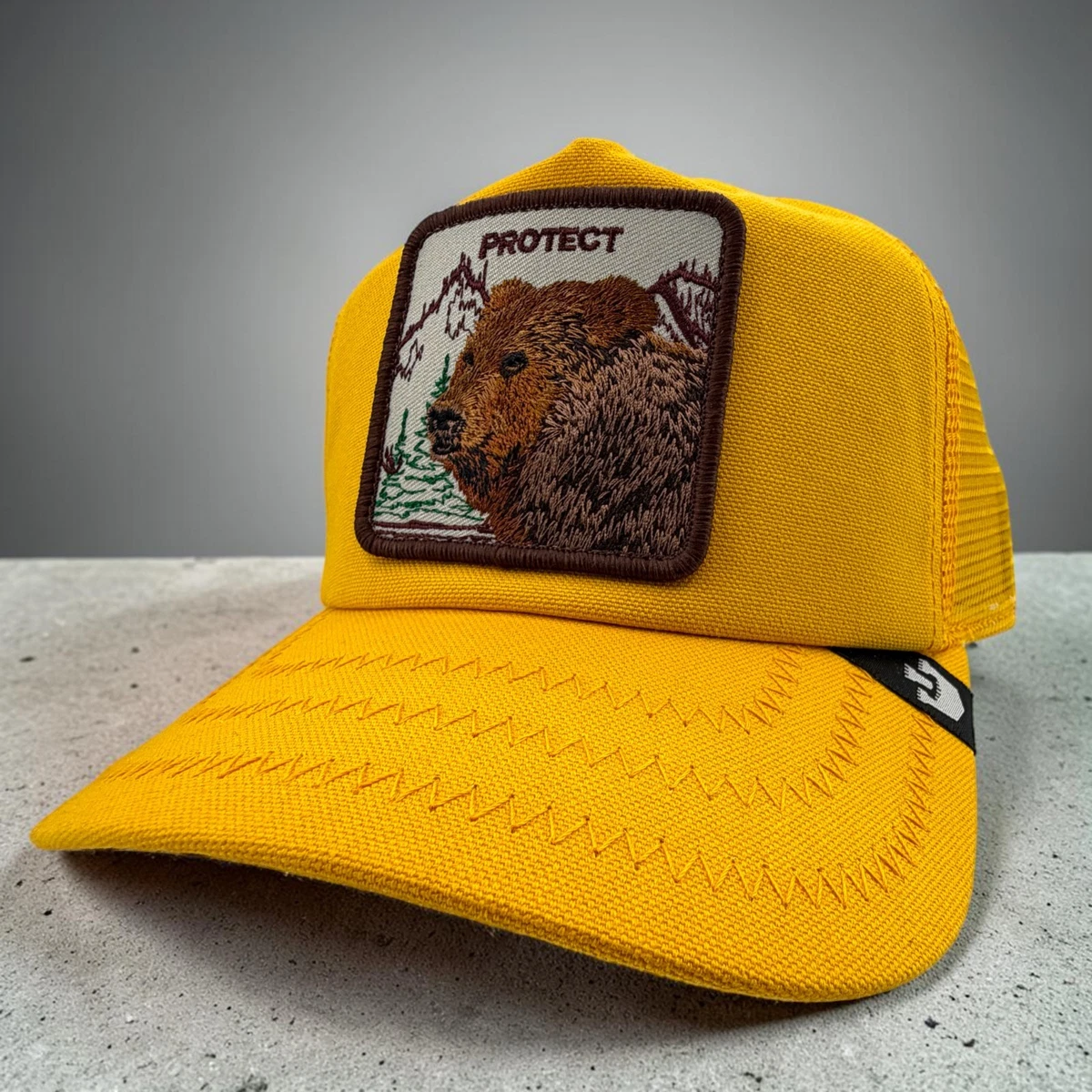 Goorin Bros Fitted #8 Unisex Hat Cap Medium Rare HTF Goorin Bros The Farm Trucker Snapback Hat Cap Snkt Snkt Fury  main image 3