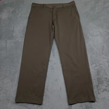 Rhone Pants Mens 32x27 Brown Commuter Classic Chino Pockets Preppy
