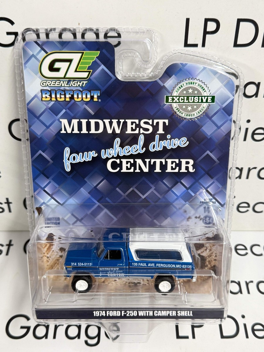 GREENLIGHT 1974 Ford F-250 Midwest Four Wheel Drive Center 1:64