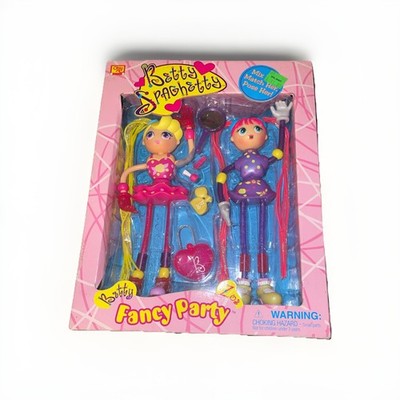 Betty Spaghetty Fancy Party Betty & Zoe Doll Set 1998 Ohio Art w/ Accessories