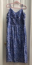 On 34th Women's Blue Floral Dress Size 2X
