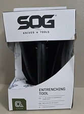 SOG Entrenching Tool Tempered Carbon Steel Fold Down To 7.25" Sheath 18.25 Open