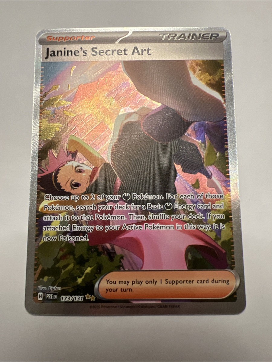 Janine's Secret Art 173/131 Sv: Prismatic Evolutions Holo | eBay