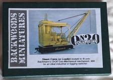 Backwoods Miniatures On30 Steam Crane (or Loader) for Bachmann Gas Mechanical.