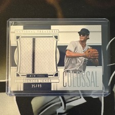 SPENCER JONES 2023 National Treasures /49 Colossal Materials PINSTRIPE YANKEES