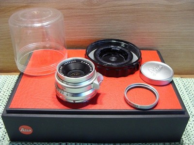 Leitz Wetzlar - Leica Summaron-M 1:2.8/35mm E39 ''1a Zustand/ Glas top'' - RAR