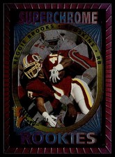 1993 Wild Card Superchrome Rookies Reggie Brooks Rookie #41. rookie card picture