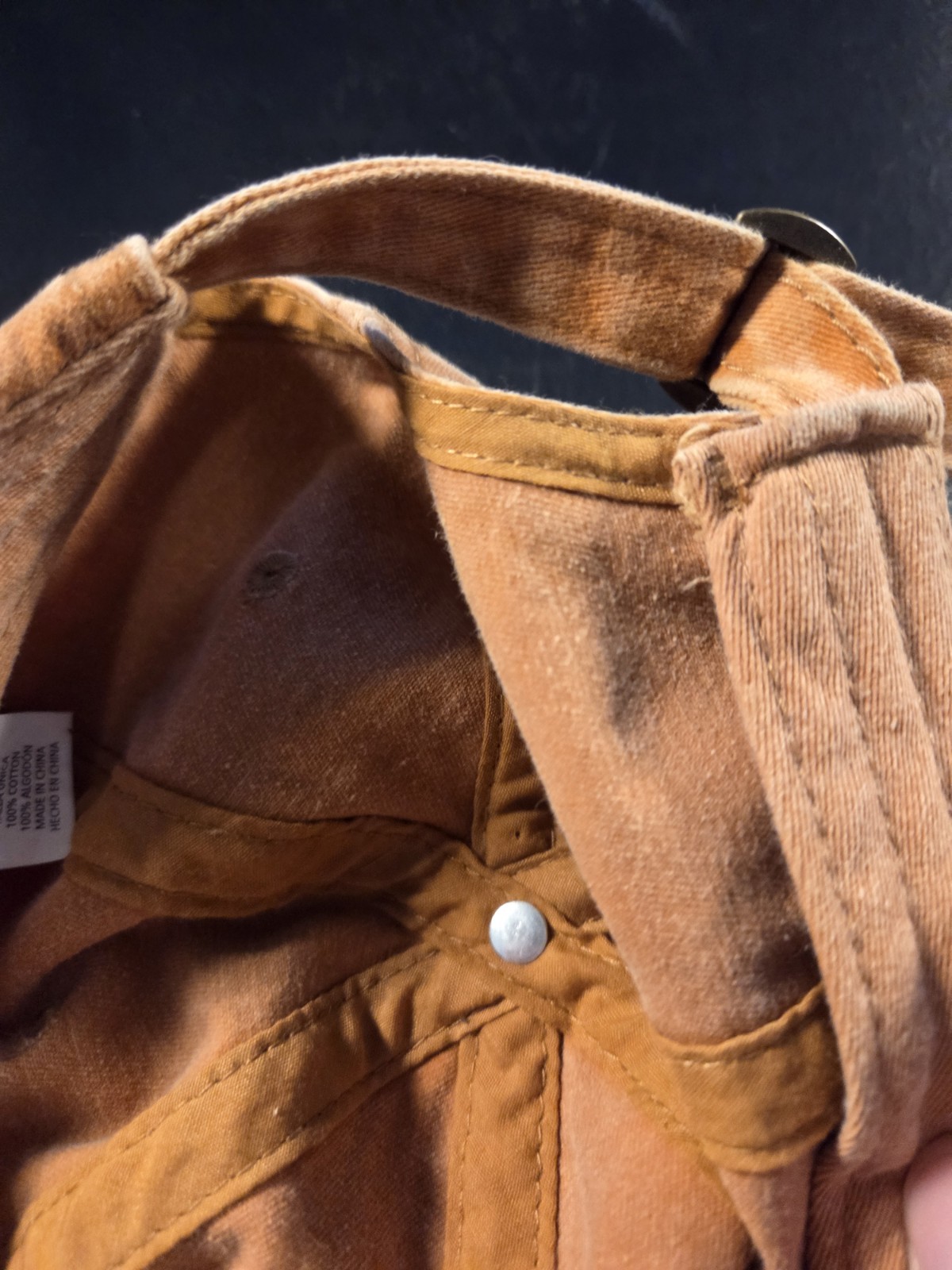 Solid Blank Red Orange  Adjustable Cap Hat - image 11