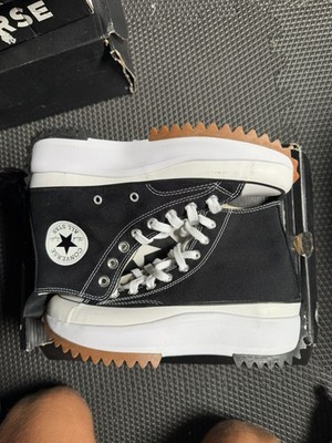 Converse Run Star Hi Black Size 6.5M/8W Brand New With Defect Authentic